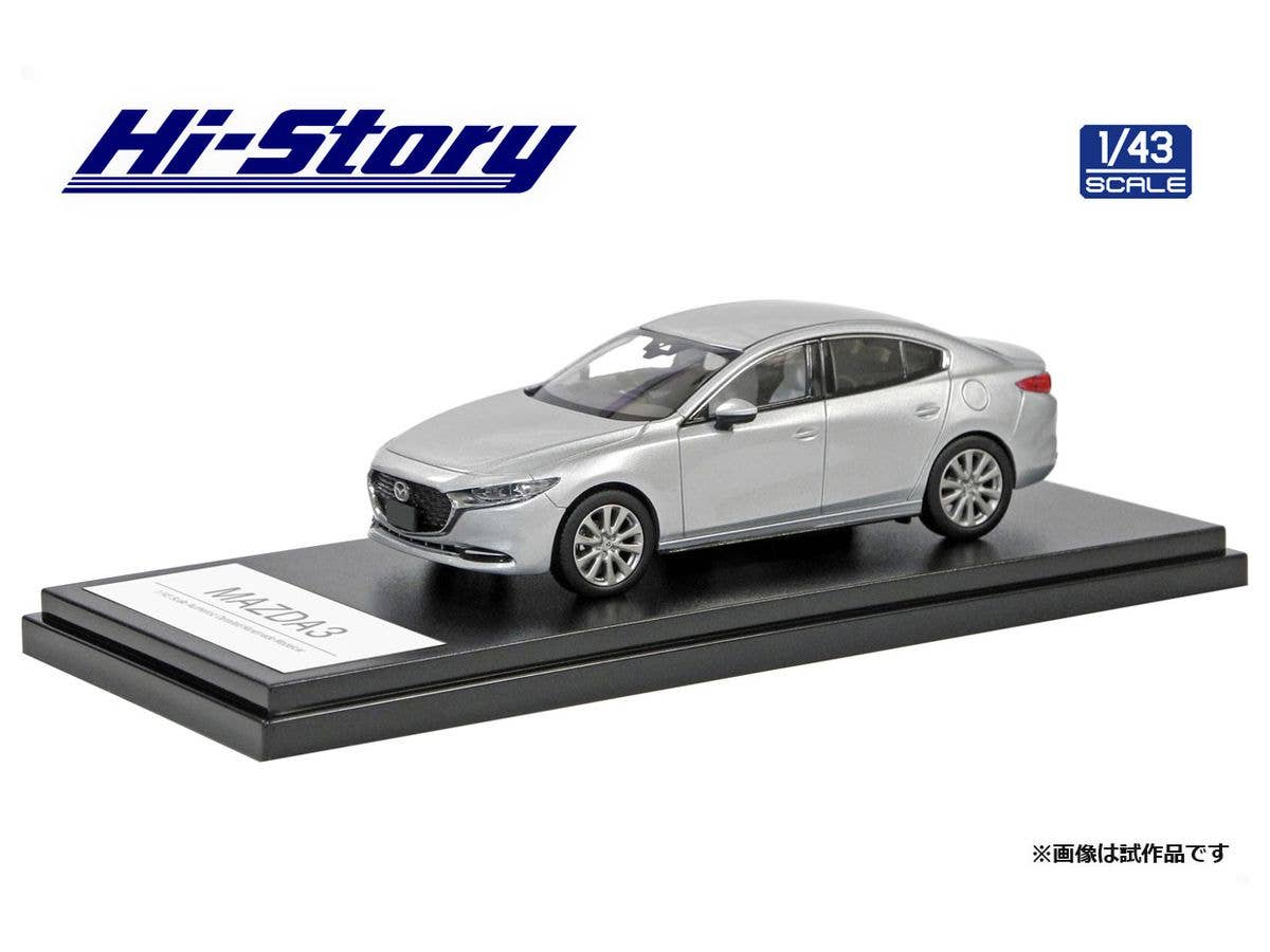 1/43 MAZDA3 SEDAN (2019) ソニックシルバーメタリック