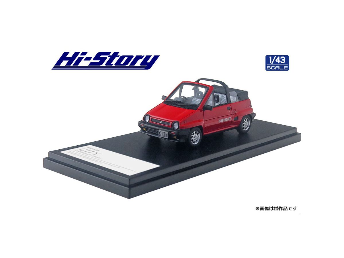 1/43 Honda CITY CABRIOLET (1984) フレームレッド