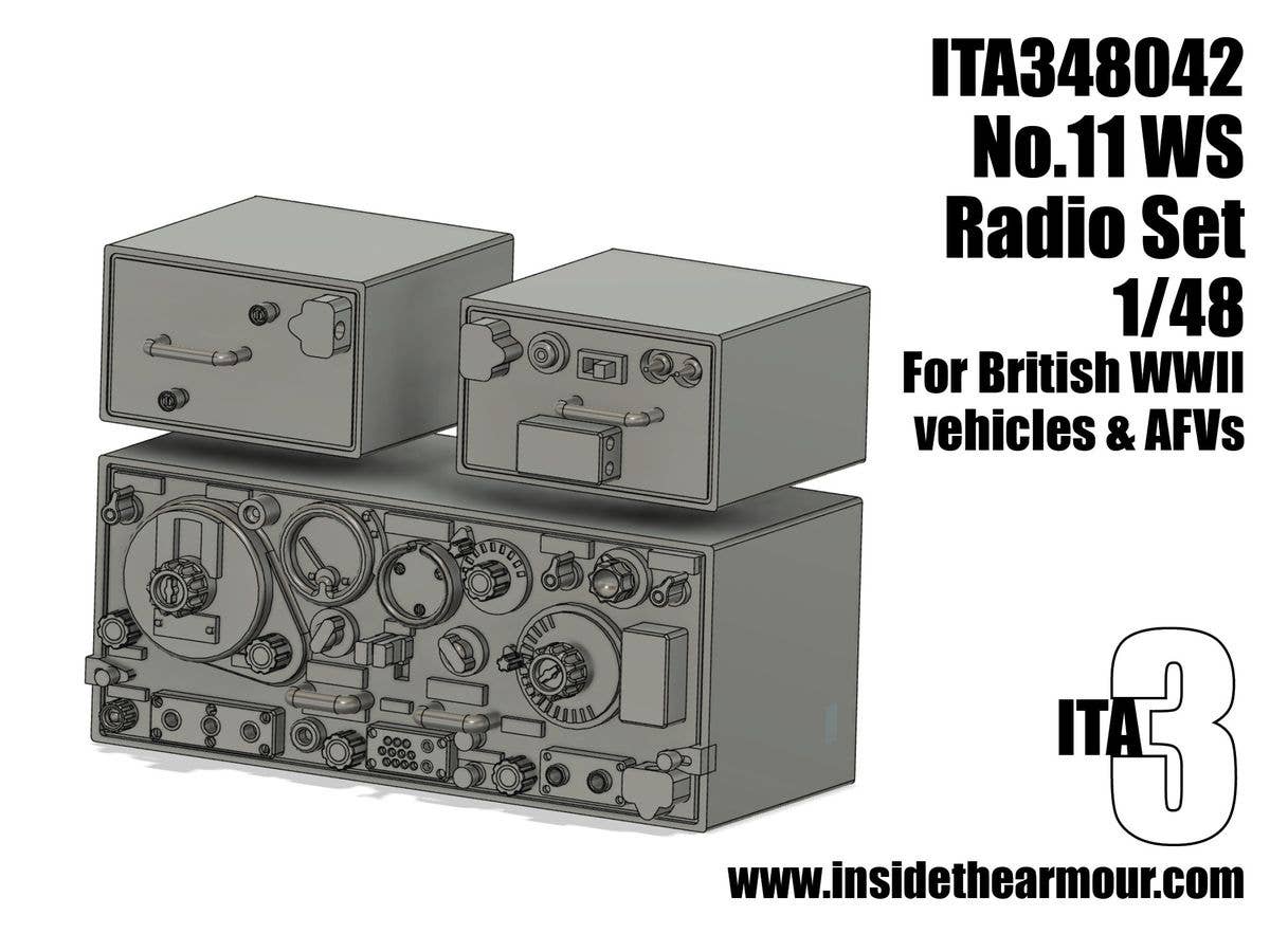 1/48 イギリス No.11 無線機 (WW.II イギリス車両用)