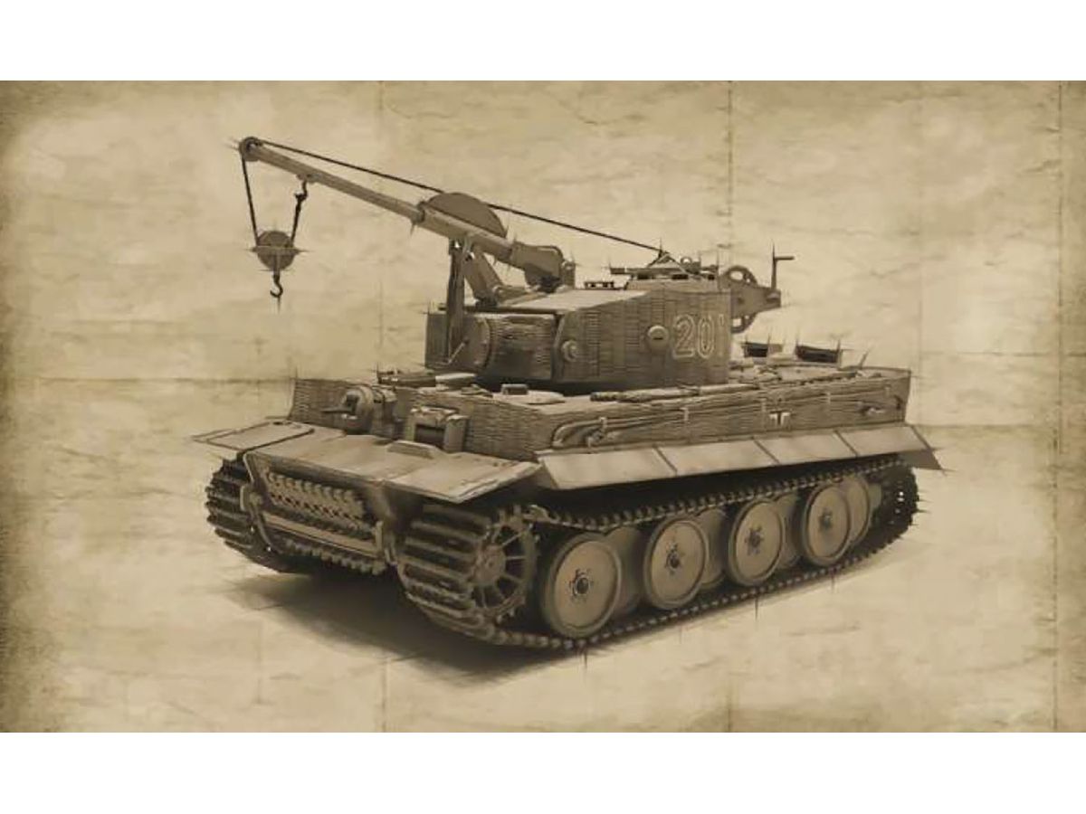 1/35 WW.II ドイツ軍 Sd.Kfz.185 ベルゲティーガー 戦車回収車