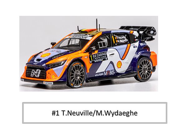 1/43 ヒョンデ i20 N ラリー1 2025年 モンテカルロラリー #1 T.Neuville/M.Wydaeghe