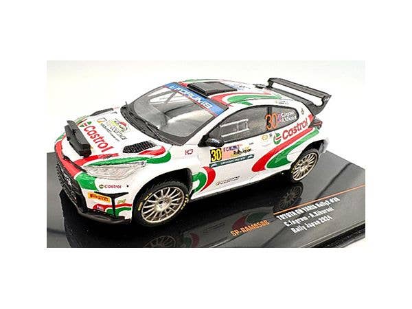 1/43 GR ヤリス ラリー2 2024年 ラリージャパン #30 クリストファー・イングラム チームMEM Castrol ライトポッド付き