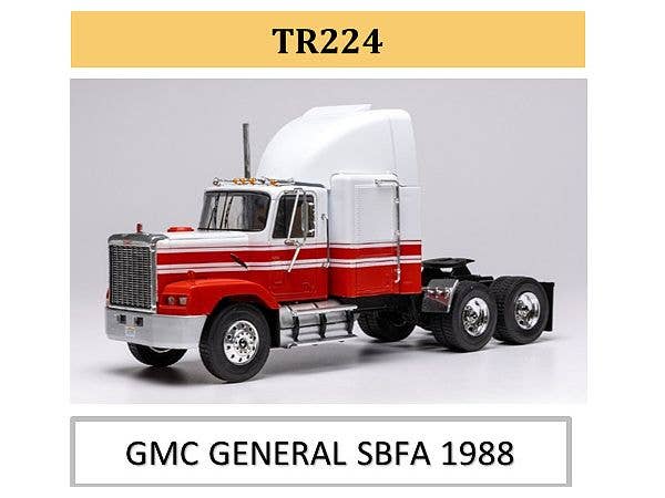 1/43 GMC ジェネラル SBFA 1988 ホワイト/レッド