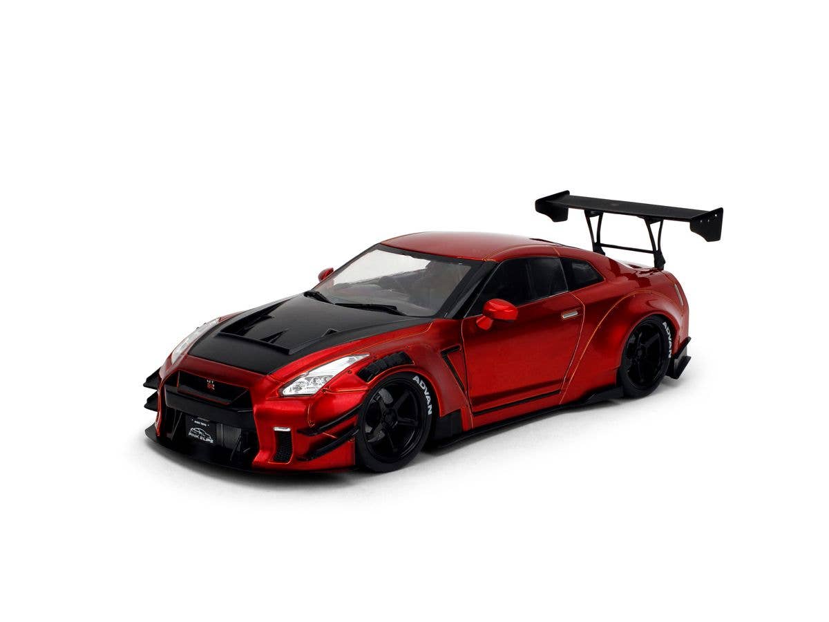 1/18 ニッサン GT-R (R35) LIBERTY WALK レッドメタリック