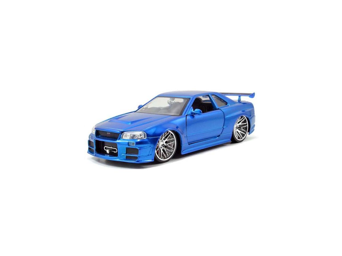1/24 F&F ニッサン スカイライン GT-R (R34) ブルー (ブライアン･オコナー)