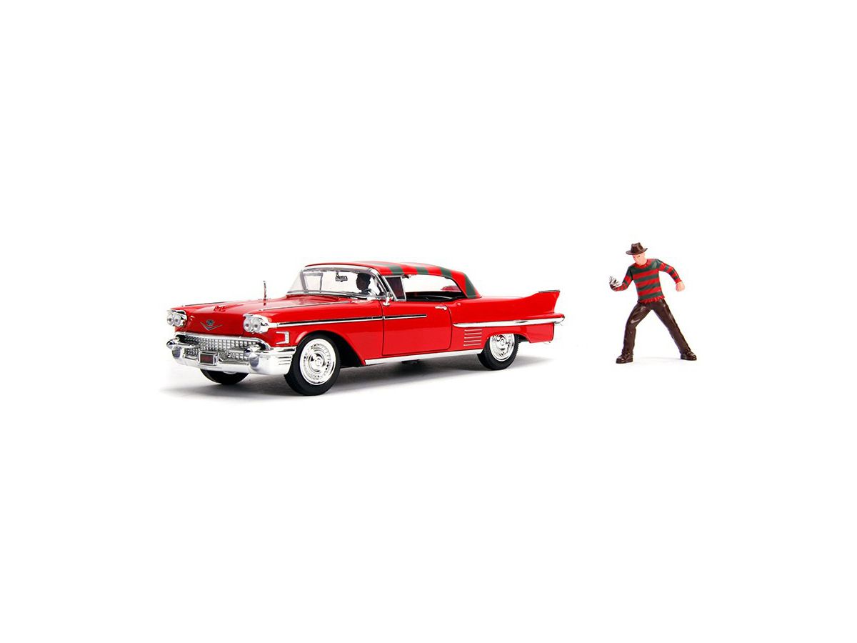 1/24 Hollywoodride Freddy Kruger' & 1958 Cadillac Series 62