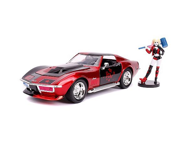 1/24 HARLEY QUEEN/1969 CORVETTE Stingray