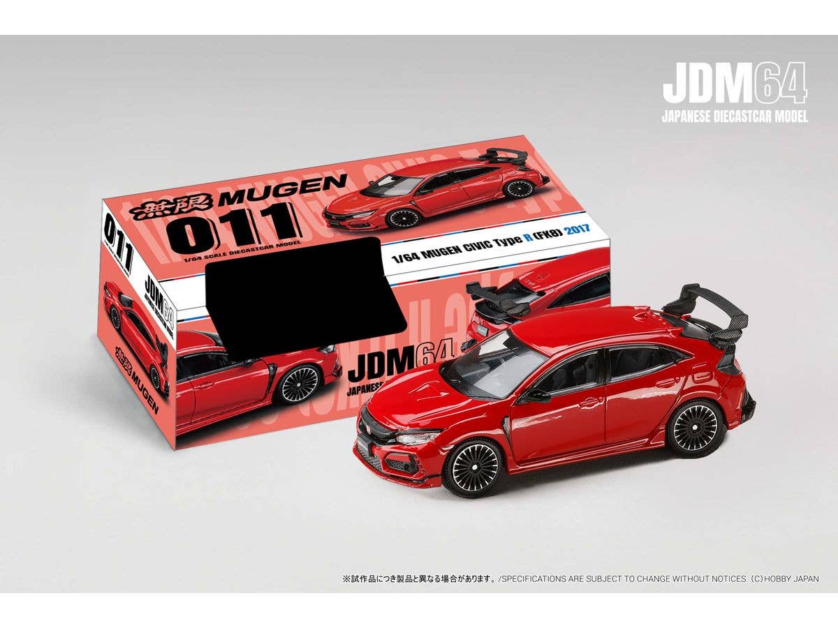 1/64 MUGEN CIVIC TYPE R (FK8) 2017 フレームレッド