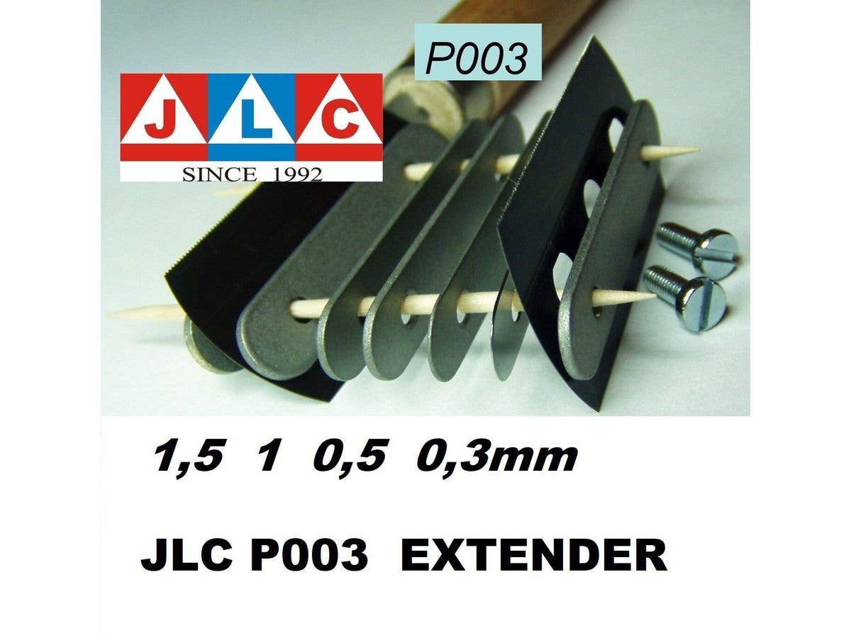 ホビーのこ用スペーサー (0.3mm, 0.5mm, 1.0mm x 2, 1.5mm)