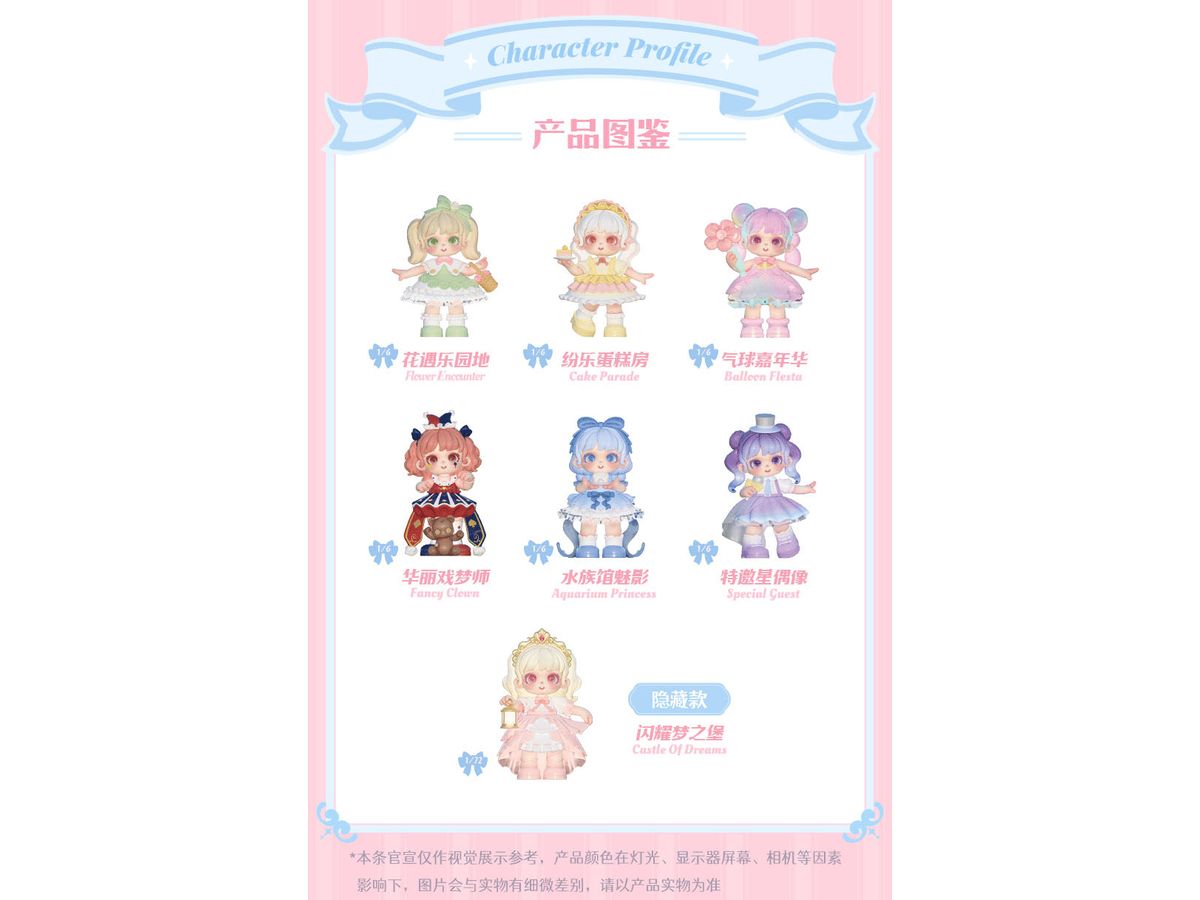Miana(ミアナ) ワンダーランドでの出会いシリーズ トレーディングフィギュア 1Box 6pcs