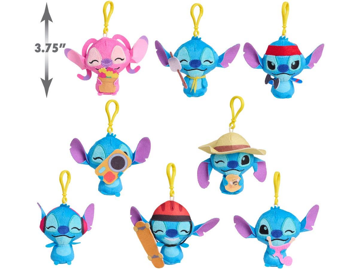 スティッチ ぬいぐるみクリップ 1Box 12pcs