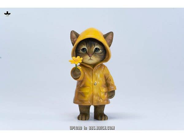 雨の中の子猫 B