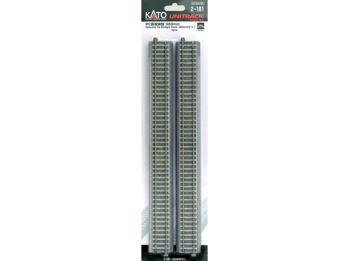PC直線線路 369mm (4本入)