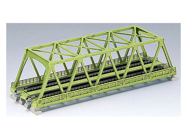 ユニトラック 複線トラス鉄橋 248mm ライトグリーン