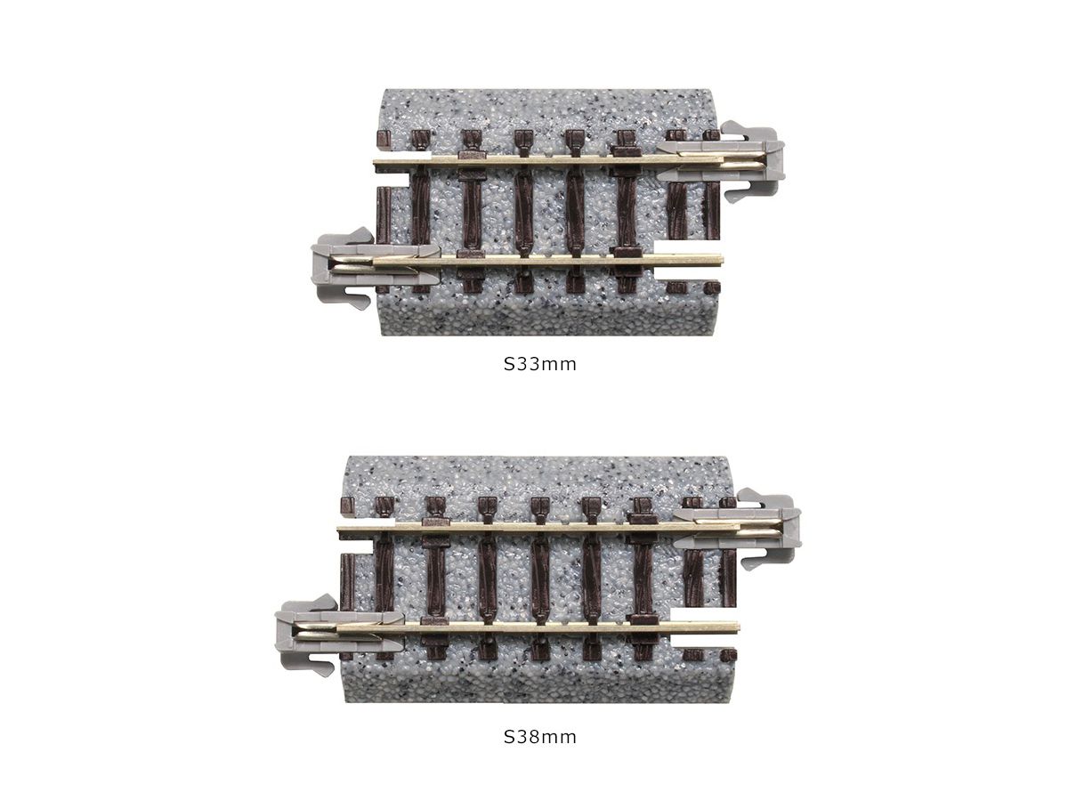 端数線路セット B (33mm・38mm 各2本入)