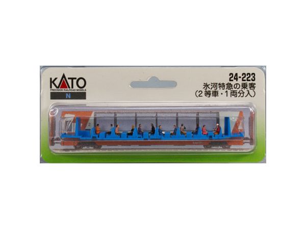 氷河特急の乗客(2等車･1両分)