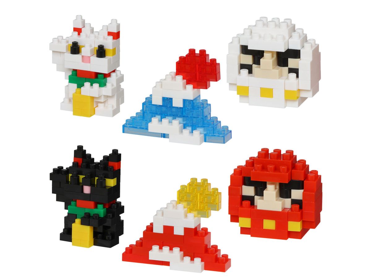 ナノブロック NBMC_50S ミニナノ 招福みくじ 1Box 6pcs (再販)