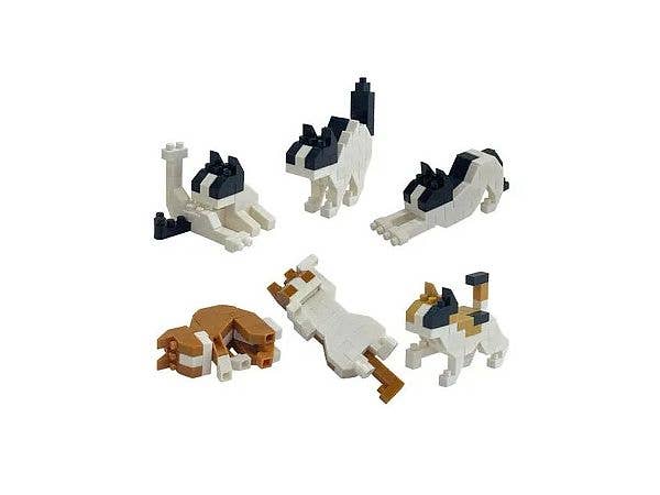 ナノブロック NBMC_102S ミニナノ 猫 1Box 6pcs