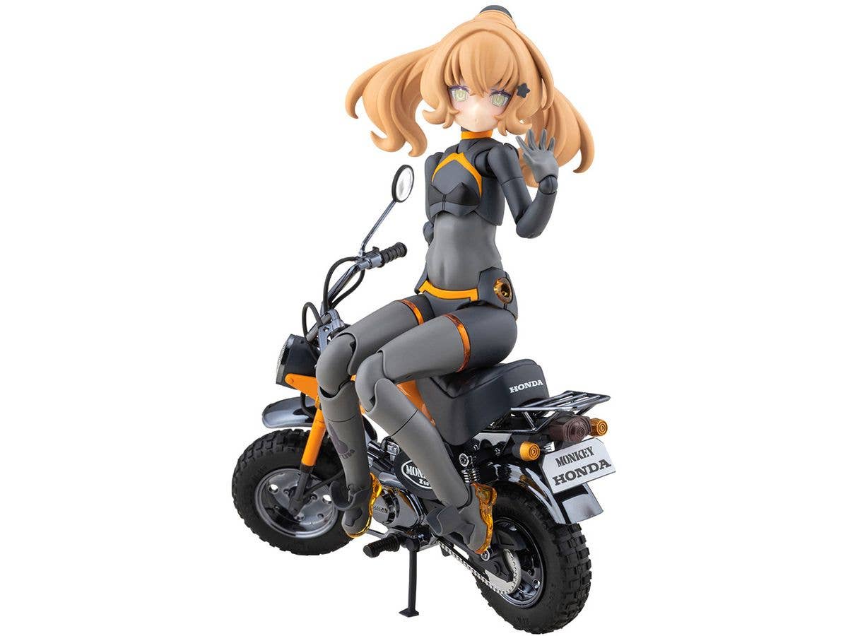 1/1 メガミデバイス PUNI MOFU レーシングトゥ with 1/12 Honda Z50J-1 モンキー