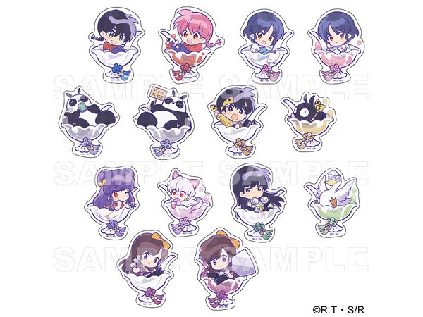 TVアニメ らんま1/2: ちゃぽんっ! トレーディングちびキャラステッカー 1Box 14pcs