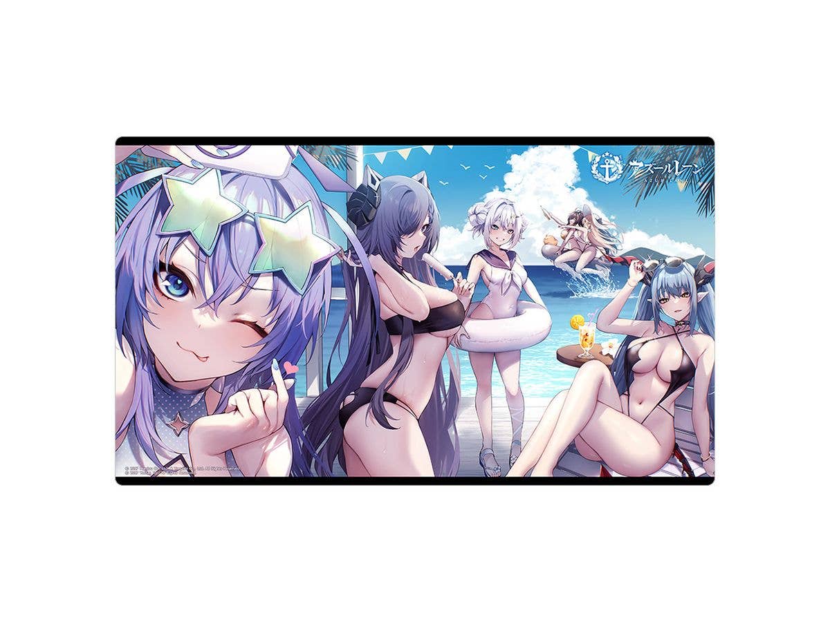 アズールレーン: ラバーマット (ニュージャージー & アウグスト & ヤーデ & ハルビン & リシュリュー & レーゲンスブルク)