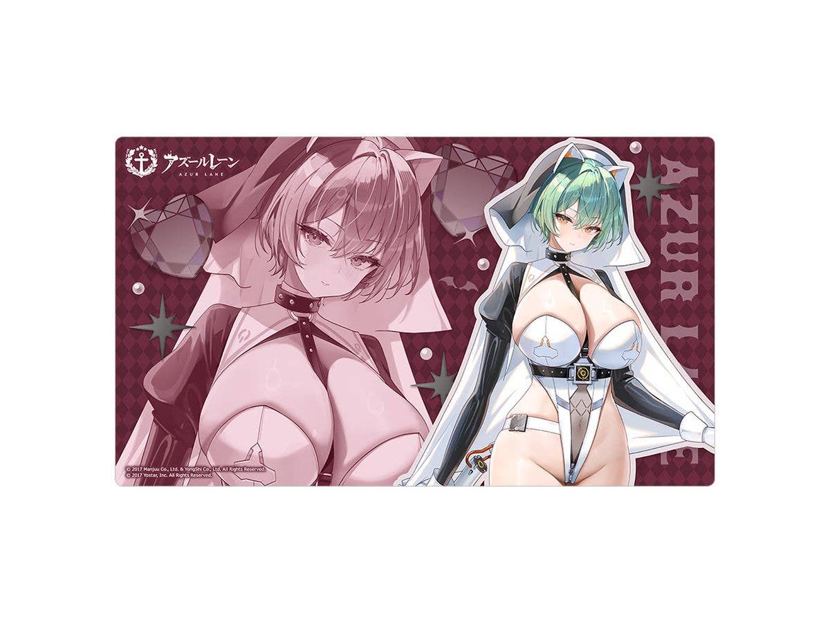 アズールレーン: 描き下ろしラバーマット (アドミラル・ナヒーモフ / サキュバスシスター)