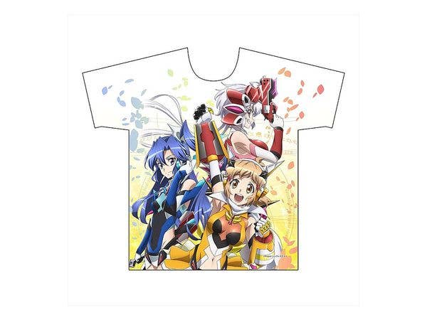 戦姫絶唱シンフォギアXV フルグラフィックTシャツ (響 & 翼 & クリス) Lサイズ