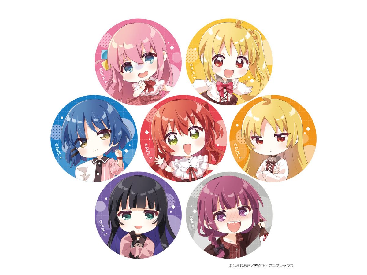 ぼっち・ざ・ろっく!: トレーディング缶バッジ (チョコレートコーデ) 1Box 7pcs