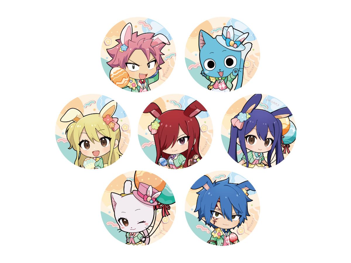 FAIRY TAIL 100年クエスト: トレーディング缶バッジ ( イースター/ ver.A) 1Box 7pcs