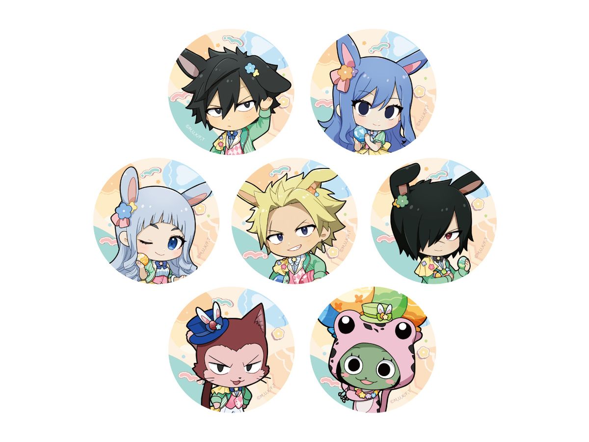 FAIRY TAIL 100年クエスト: トレーディング缶バッジ ( イースター/ ver.B) 1Box 7pcs