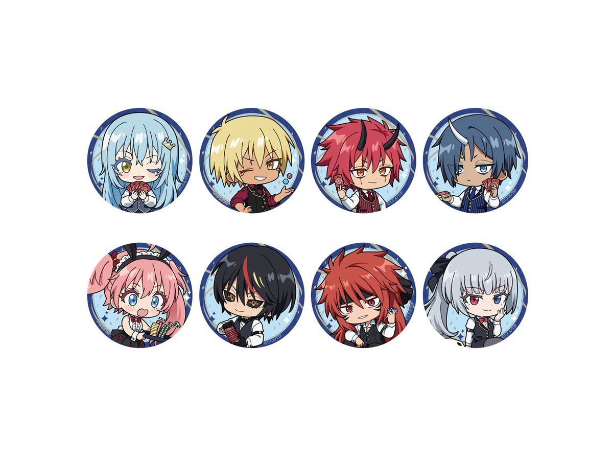 転生したらスライムだった件: トレーディング缶バッジ (カジノ) 1Box 8pcs