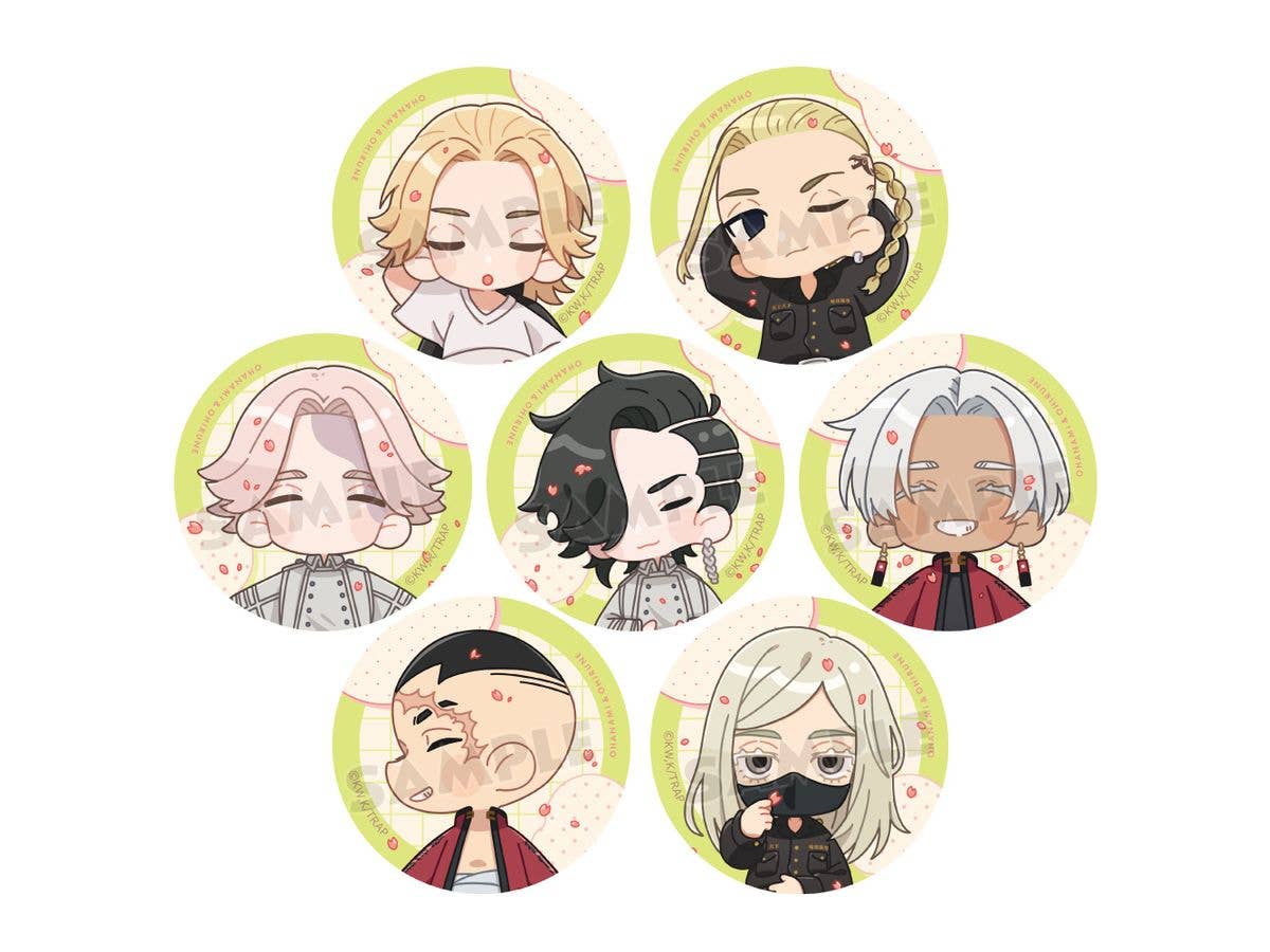 東京リベンジャーズ: トレーディング缶バッジ (お花見 / Ver.B) 1Box 7pcs