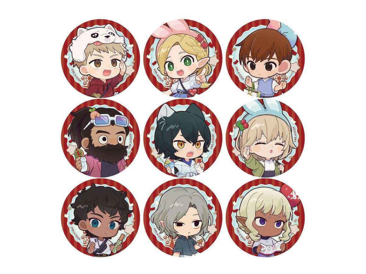 ダンジョン飯: トレーディング缶バッジ (遊園地) 1Box 9pcs