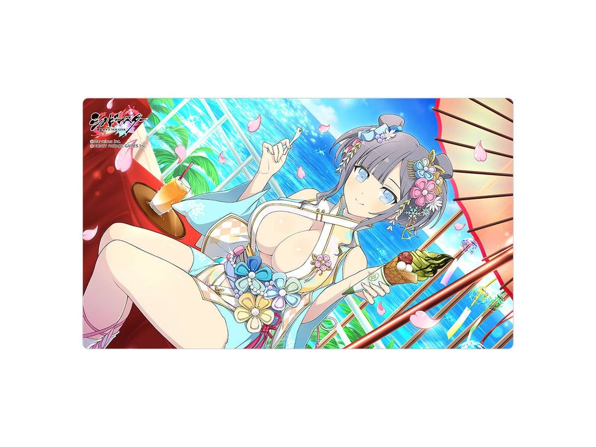 シノビマスター 閃乱カグラ NEW LINK: ラバーマット (雪泉 / 81の日盛・伝説双乳祭)