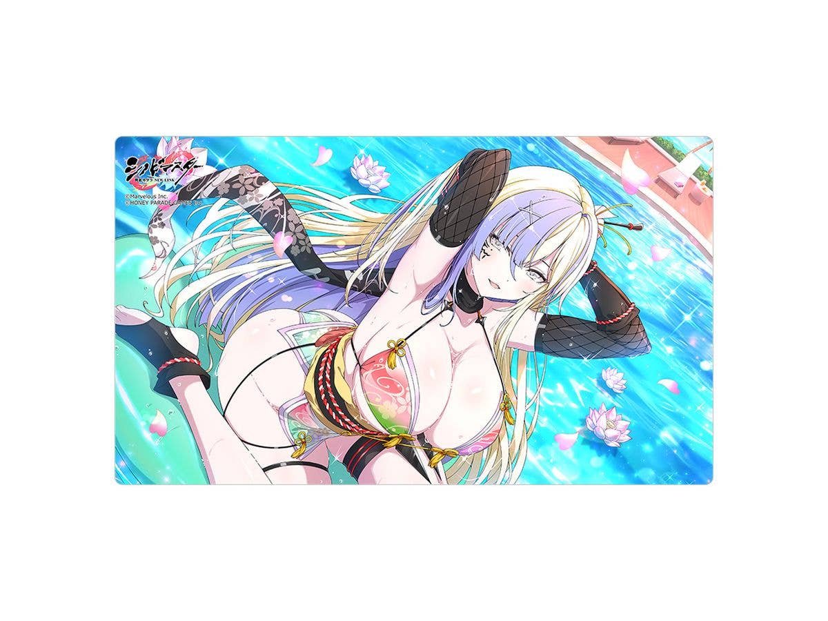 シノビマスター 閃乱カグラ NEW LINK: ラバーマット (睡蓮 / NEWコレクション)