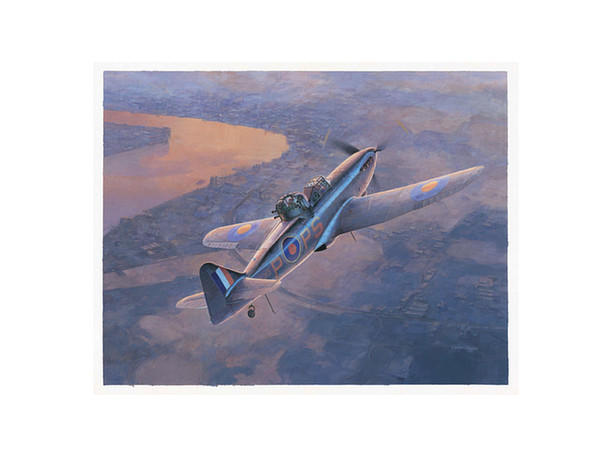 小池繁夫アートプリント: ボールトンポール・デファイアント F.Mk.I 戦闘機
