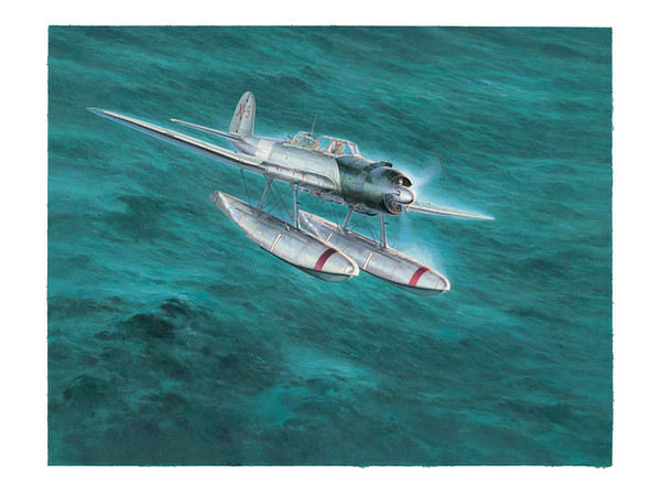 小池繁夫アートプリント: 愛知零式水上偵察機十一型 (E13A1)