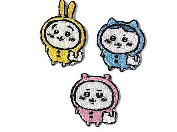 ちいかわ: 刺繍ワッペン ちいかわ: パジャマパーティ