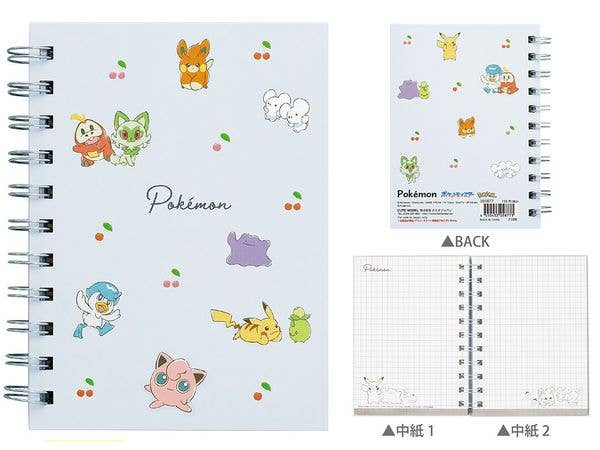 ポケモン: A6Wリングノート / チェリーチラシ