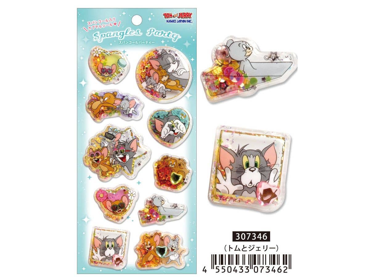 スパンコールパーティーステッカー / トムとジェリー