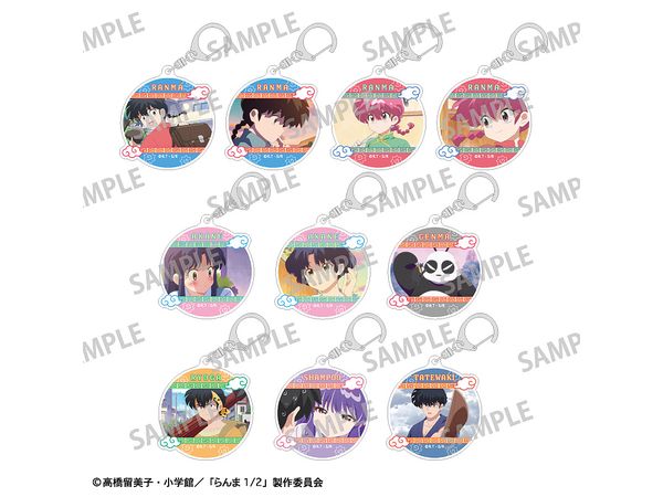 らんま1 / 2: トレーディングアクリルキーホルダー 1Box 10pcs