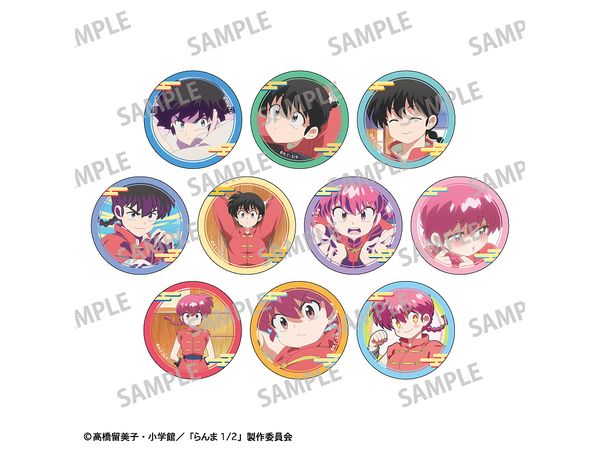 らんま1 / 2: トレーディングピックキャラ缶バッジ 1Box 10pcs