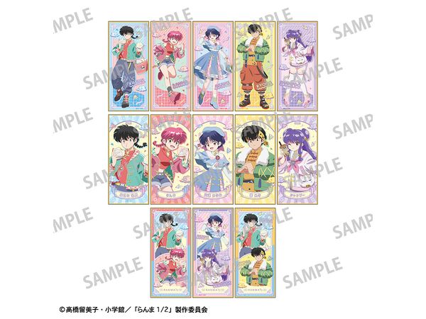 らんま1 / 2: トレーディング短冊色紙 / チャイナコーデ 1Box 13pcs