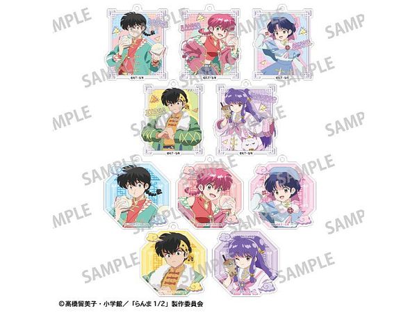 らんま1 / 2: トレーディングアクリルキーホルダー / チャイナコーデ 1Box 10pcs