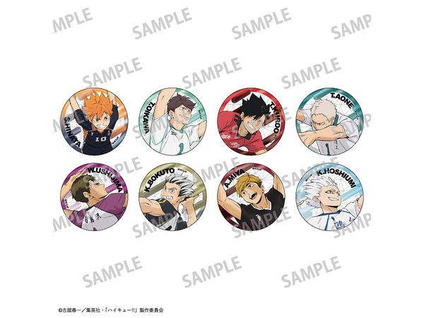 ハイキュー!!: トレーディングメタリック缶バッジ_vol.1 1Box 8pcs