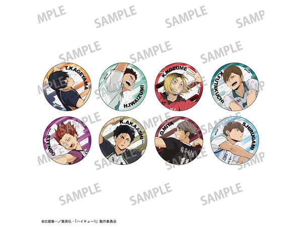 ハイキュー!!: トレーディングメタリック缶バッジ_vol.2 1Box 8pcs