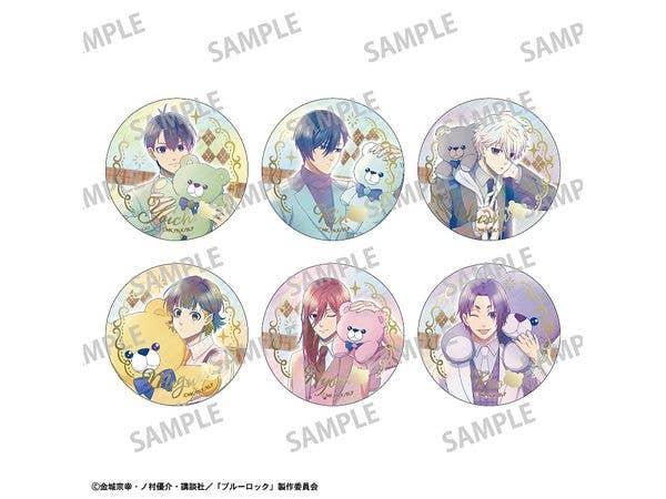 ブルーロック: トレーディング箔押し缶バッジ/テディベア/カミアニTOUCH 1Box 6pcs
