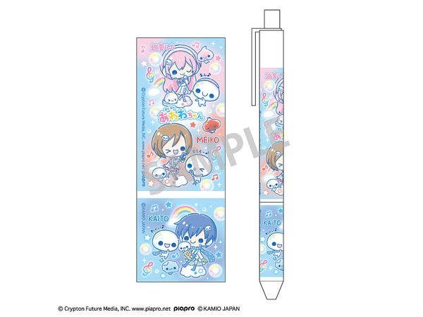 初音ミク x ぷくぷくあわわちゃん: ボールペン 巡音ルカ・MEIKO・KAITO