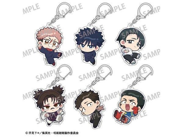 呪術廻戦: トレーディングアクリルキーホルダー 1Box 6pcs