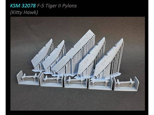 1/32 F-5 タイガーII パイロンセット (キティホーク/ZIMIモデル用)